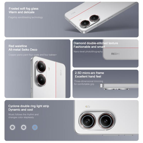 Xiaomi REDMI Turbo 4, 12GB+512GB, 6.67 inch Xiaomi HyperOS 2 Dimensity 8400-Ultra Octa Core 3.0GHz, NFC, Network: 5G (White)