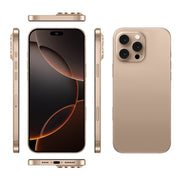 i16 Pro Max / A08, 3GB+32GB, 6.73 inch Screen, Face Identification, Android 8.1 MTK6753 Octa Core, Network: 3G, Dual SIM, EU Plug (Gold)