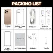 i16 Pro Max / A08, 3GB+32GB, 6.73 inch Screen, Face Identification, Android 8.1 MTK6753 Octa Core, Network: 3G, Dual SIM, UK Plug (Gold)
