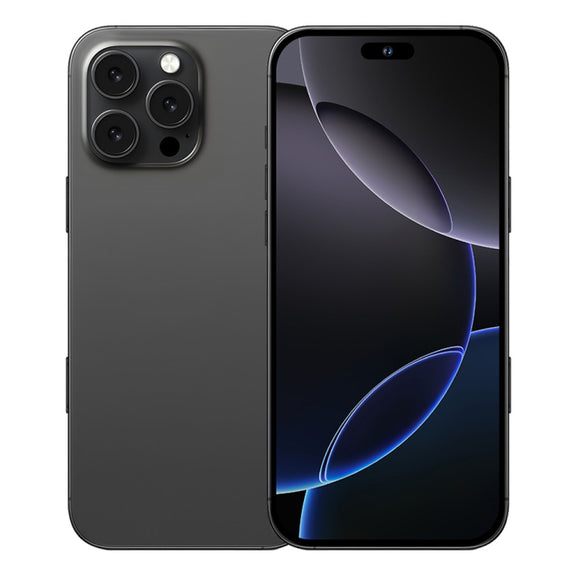 i16 Pro Max / A08A, 3GB+64GB, 6.73 inch Screen, Face Identification, Android 8.1 MTK6753 Octa Core, Network: 4G, Dual SIM, EU Plug (Black)