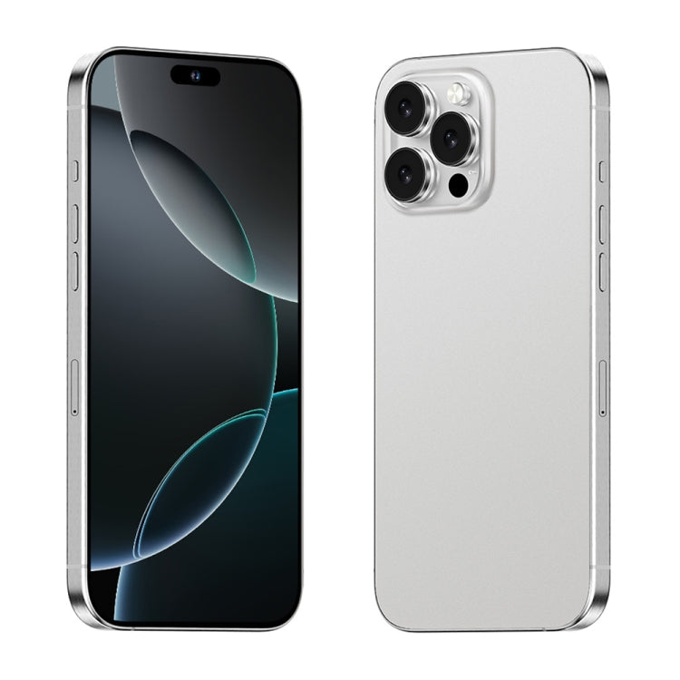 i16 Pro Max / A08A, 3GB+64GB, 6.73 inch Screen, Face Identification, Android 8.1 MTK6753 Octa Core, Network: 4G, Dual SIM, EU Plug (White)