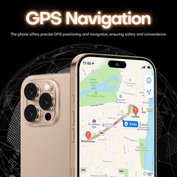 i16 Pro Max / A08A, 3GB+64GB, 6.73 inch Screen, Face Identification, Android 8.1 MTK6753 Octa Core, Network: 4G, Dual SIM, EU Plug (White)