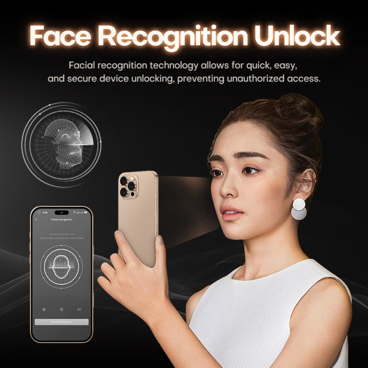 i16 Pro Max / A08A, 3GB+64GB, 6.73 inch Screen, Face Identification, Android 8.1 MTK6753 Octa Core, Network: 4G, Dual SIM, EU Plug (White)