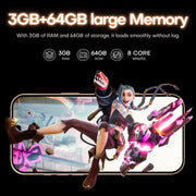 i16 Pro Max / A08A, 3GB+64GB, 6.73 inch Screen, Face Identification, Android 8.1 MTK6753 Octa Core, Network: 4G, Dual SIM, US Plug (White)