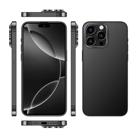 i16 Pro Max / Q5, 2GB+16GB, 6.5 inch Screen, Face Identification, Android 8.1 MTK6580P Quad Core, Network: 3G, Dual SIM, EU Plug (Black)
