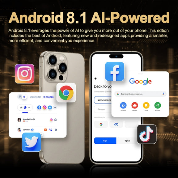 i16 Pro Max / Q5, 2GB+16GB, 6.5 inch Screen, Face Identification, Android 8.1 MTK6580P Quad Core, Network: 3G, Dual SIM, EU Plug (White)