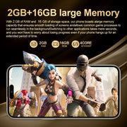 i16 Pro Max / Q5, 2GB+16GB, 6.5 inch Screen, Face Identification, Android 8.1 MTK6580P Quad Core, Network: 3G, Dual SIM, EU Plug (White)