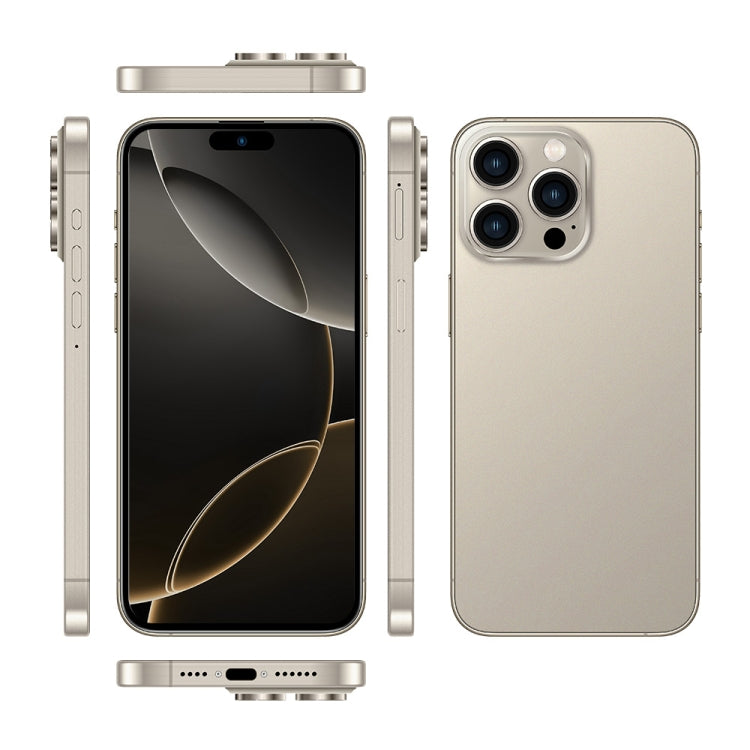 i16 Pro Max / Q5, 2GB+16GB, 6.5 inch Screen, Face Identification, Android 8.1 MTK6580P Quad Core, Network: 3G, Dual SIM, US Plug (Gold)