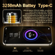 i16 Pro Max / Q5, 2GB+16GB, 6.5 inch Screen, Face Identification, Android 8.1 MTK6580P Quad Core, Network: 3G, Dual SIM, US Plug (White)
