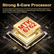 i16 Pro Max / Q5A, 6GB+128GB, 6.5 inch Screen, Face Identification, Android 10 MTK6762 Octa Core, OTG, NFC, Network: 4G, Dual SIM, EU Plug (White)