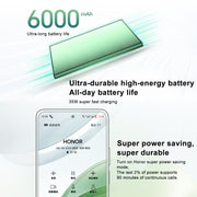Honor Play 60 Plus 5G, 12GB+512GB, 6.77 inch MagicOS 8.0 Qualcomm Snapdragon 4 Gen2 Octa Core up to 2.2GHz, Network: 5G, OTG, Not Support Google Play (White)