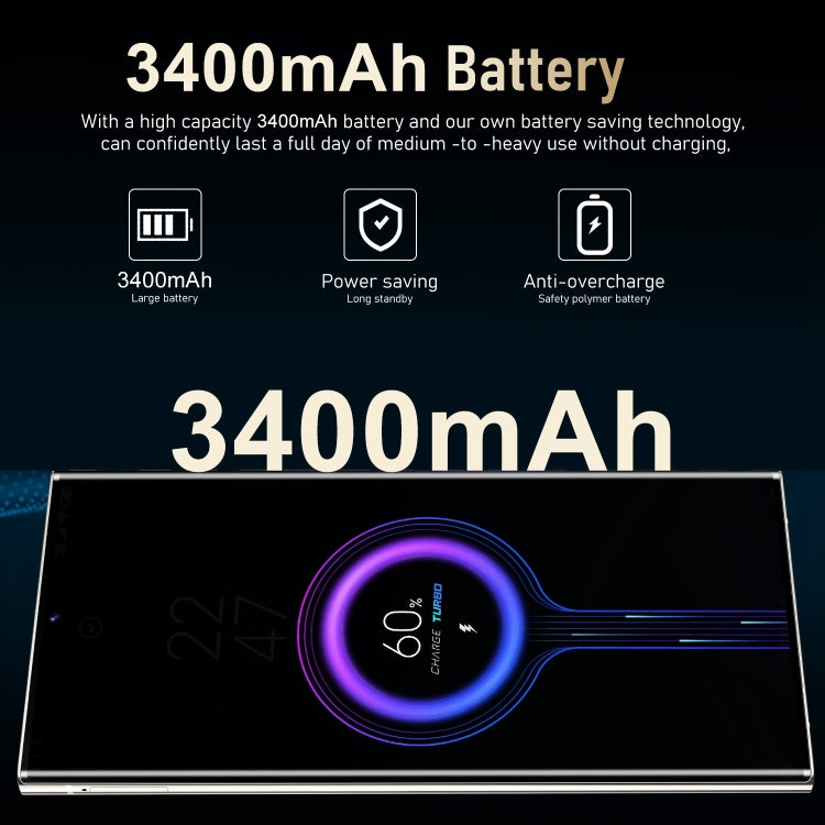 S24 Ultra / M106, 3GB+64GB, Face ID Identification, 6.75 inch Android 8.1 MTK6753 Octa Core, Network: 4G, Dual SIM (Black)