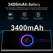 S24 Ultra / M106, 3GB+64GB, Face ID Identification, 6.75 inch Android 8.1 MTK6753 Octa Core, Network: 4G, Dual SIM (Purple)