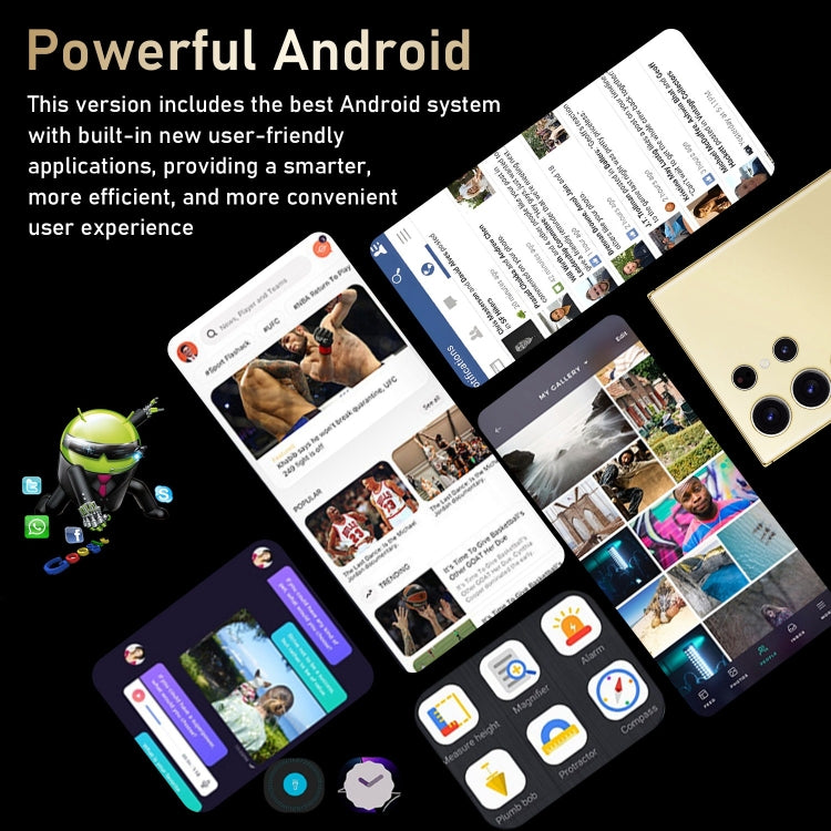 S24 Ultra / M106, 3GB+64GB, Face ID Identification, 6.75 inch Android 8.1 MTK6753 Octa Core, Network: 4G, Dual SIM (Black)