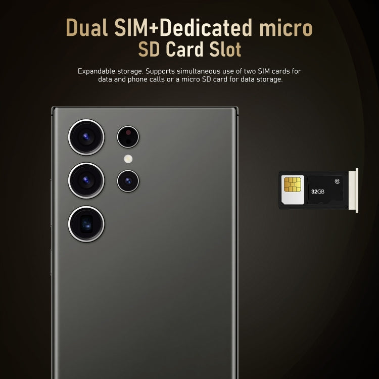 S24 Ultra / M106, 3GB+64GB, Face ID Identification, 6.75 inch Android 8.1 MTK6753 Octa Core, Network: 4G, Dual SIM (Yellow)