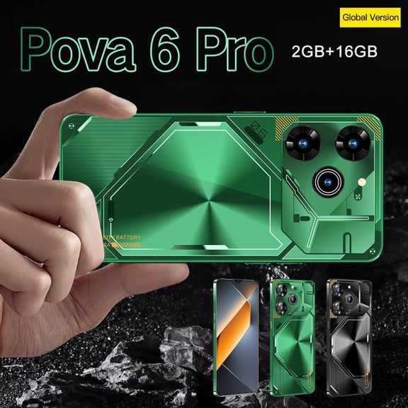 Pova 6 Pro / SDT39, 2GB+16GB, Face Identification, 6.28 inch Screen Android 6.0 SC7731 Quad Core, Network: 3G, Dual SIM (Black)