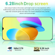 C55 / SDT80, 2GB+16GB, Face Identification, 6.28 inch Screen Android 8.1 MTK6737 Quad Core, Network: 4G, Dual SIM (Green)