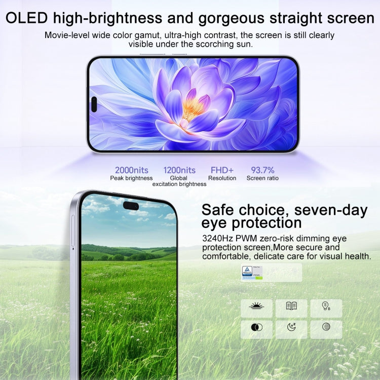Honor X60i,  12GB+256GB, Screen Fingerprint, 6.7 inch MagicOS 8.0 Dimensity 6080 Octa Core, Network: 5G, OTG, Not Support Google Play (White)