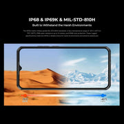 Oukitel WP52 5G Rugged Phone, 4GB+256GB, 6.6 inch Android 14.0 MediaTek Dimensity 6100+ Octa-core, NFC, OTG, Network: 5G (Black)