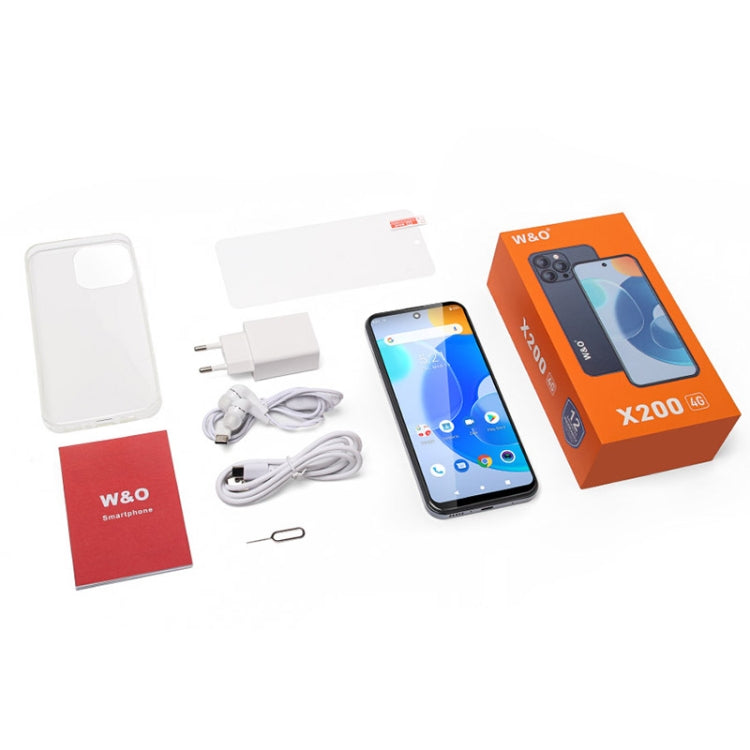 W&O X200, 3GB+32GB, 6.528 inch Android 10 Mediatek MT6739 Quad Core, Network: 4G (Grey)