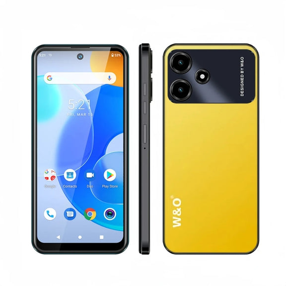W&O X100, 3GB+32GB, 6.528 inch Android 10 Mediatek MT6739 Quad Core, Network: 4G (Yellow)