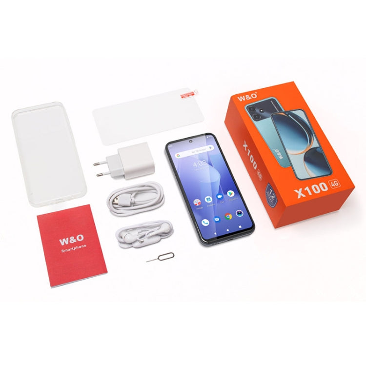 W&O X100, 3GB+32GB, 6.528 inch Android 10 Mediatek MT6739 Quad Core, Network: 4G (Grey)