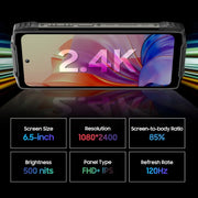 Blackview Oscal PILOT 2, 8GB+256GB, IP68/IP69K/MIL-STD-810H, 6.5 inch Android 14 MediaTek MT6789 Octa Core, Network: 4G, OTG, NFC (Orange)