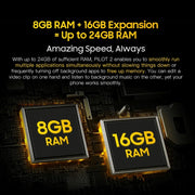 Blackview Oscal PILOT 2, 8GB+256GB, IP68/IP69K/MIL-STD-810H, 6.5 inch Android 14 MediaTek MT6789 Octa Core, Network: 4G, OTG, NFC (Orange)