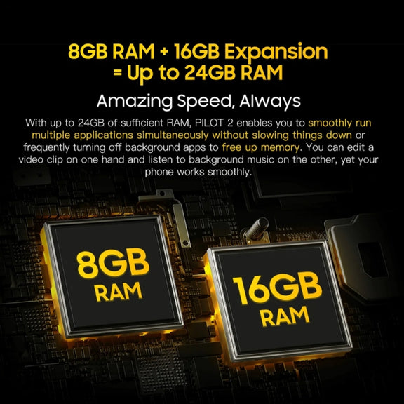 Blackview Oscal PILOT 2, 8GB+256GB, IP68/IP69K/MIL-STD-810H, 6.5 inch Android 14 MediaTek MT6789 Octa Core, Network: 4G, OTG, NFC (Orange)