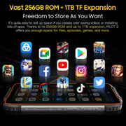 Blackview Oscal PILOT 2, 8GB+256GB, IP68/IP69K/MIL-STD-810H, 6.5 inch Android 14 MediaTek MT6789 Octa Core, Network: 4G, OTG, NFC (Orange)