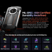 Blackview Oscal PILOT 2, 8GB+256GB, IP68/IP69K/MIL-STD-810H, 6.5 inch Android 14 MediaTek MT6789 Octa Core, Network: 4G, OTG, NFC (Orange)