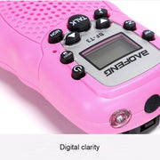 2 PCS BaoFeng BF-T3 1W Children Single Band Radio Handheld Walkie Talkie with Monitor Function, UK Plug