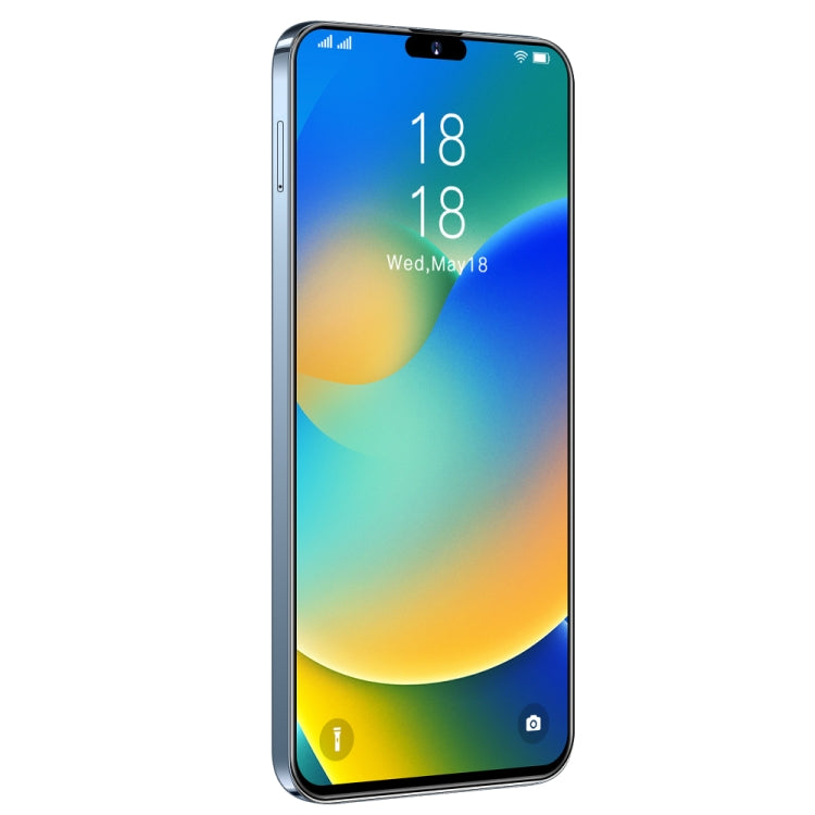i14 Pro Max N85+, 2GB+16GB, 6.3 inch Screen, Face Identification, Android 6.0 Spreadtrum 7731G Quad Core, Network: 3G, Dual SIM,  with 64GB TF Card(Blue)