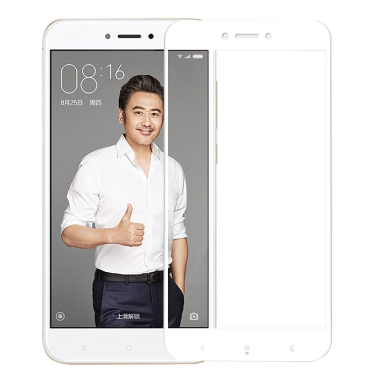 MOFI Xiaomi Redmi 4X 0.3mm 9H Hardness 2.5D Explosion-proof Full Screen Tempered Glass Screen Film(White)