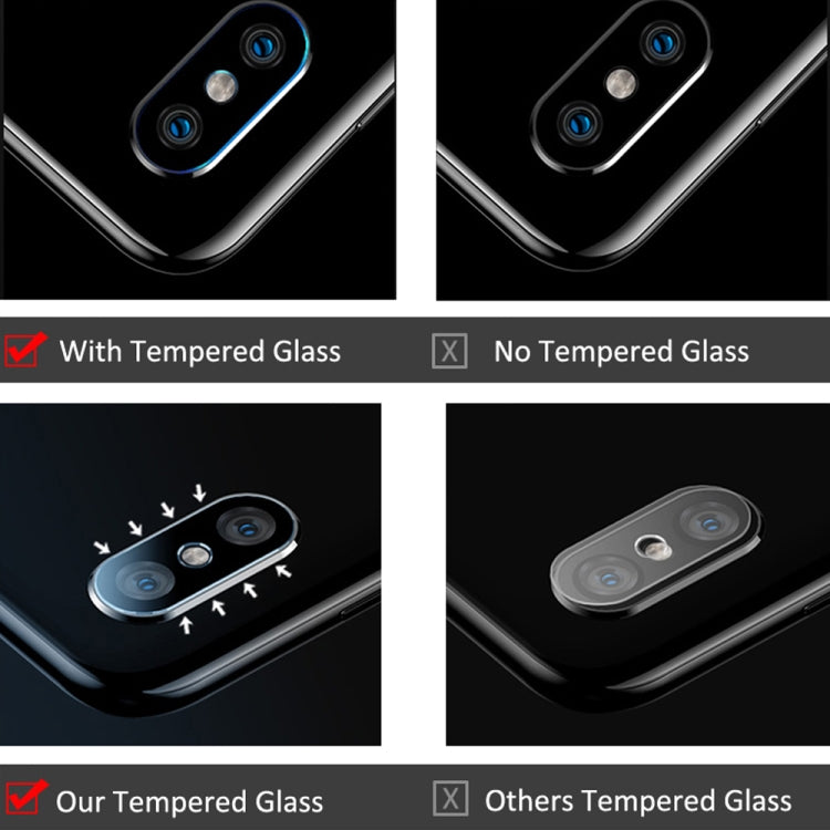 0.3mm 2.5D Transparent Rear Camera Lens Protector Tempered Glass Film for Xiaomi Redmi Note 7