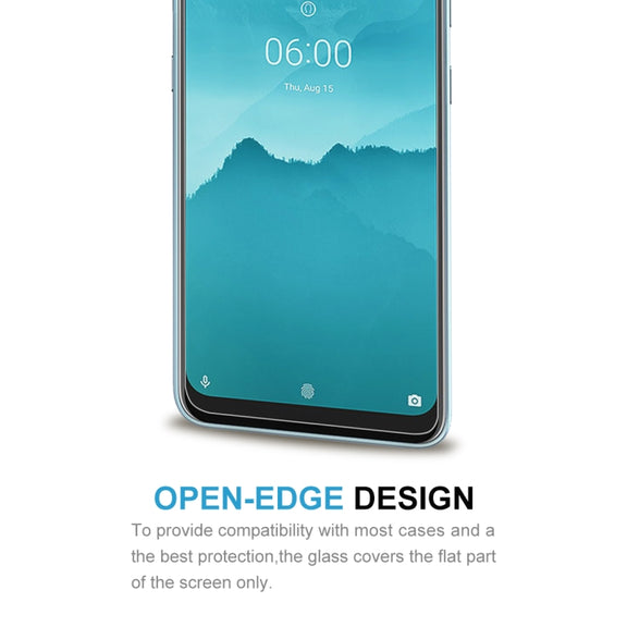 For Nokia 6.2 2.5D Non-Full Screen Tempered Glass Film