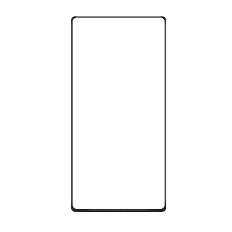 For Galaxy Note 10 3D Curved Edge Glue Curved Full Screen Tempered Glass Film, Fingerprint Unlock Is Supported(Black)