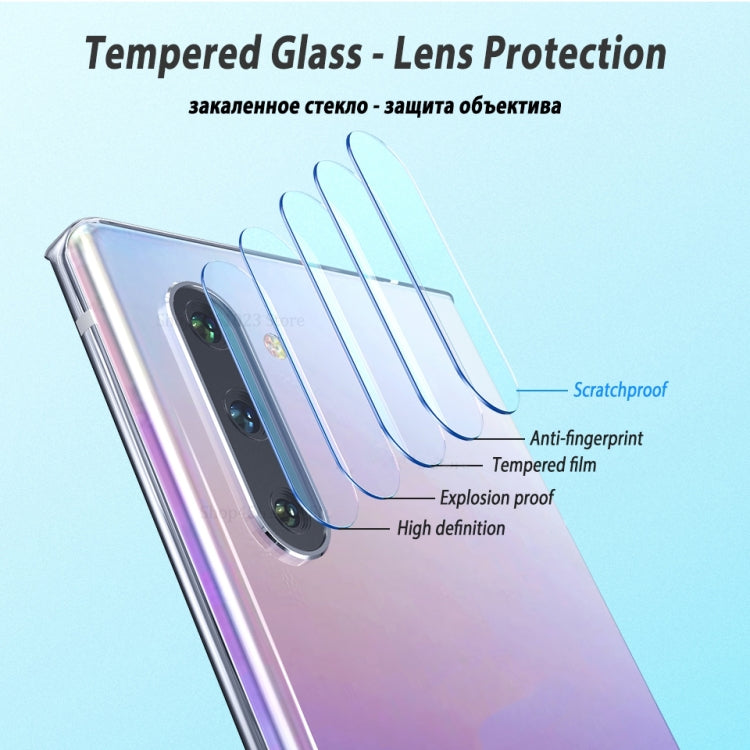 For Galaxy Note 10 3D Curved Edge Glue Curved Full Screen Tempered Glass Film, Fingerprint Unlock Is Supported(Black)