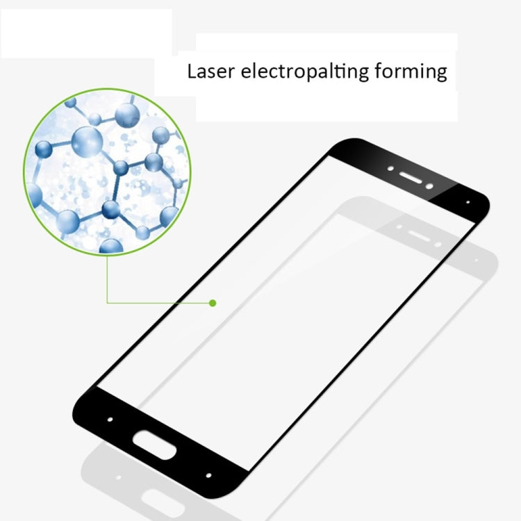 MOFI Xiaomi Mi 5c 0.3mm 9H Hardness 2.5D Explosion-proof Full Screen Tempered Glass Screen Film(Black)