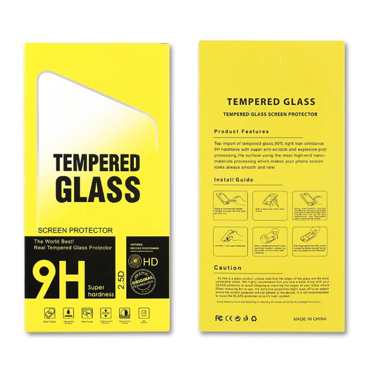 For DOOGEE Y8 Plus 2.5D Non-Full Screen Tempered Glass Film