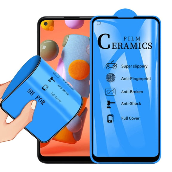 For Samsung Galaxy A11 2.5D Full Glue Full Cover Ceramics Film