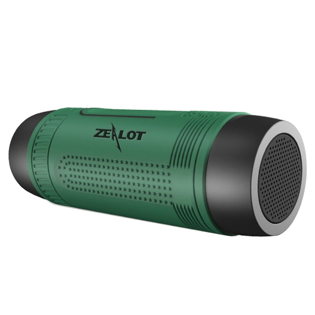 Zealot S1 Multifunctional Outdoor Water-resistant Bluetooth Speaker, 4000mAh Battery, For iPhone, Galaxy, Sony, Lenovo, HTC, Huawei, Google, LG, Xiaomi, other Smartphones(Green)