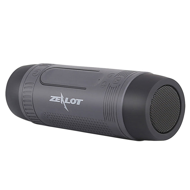 Zealot S1 Multifunctional Outdoor Water-resistant Bluetooth Speaker, 4000mAh Battery, For iPhone, Galaxy, Sony, Lenovo, HTC, Huawei, Google, LG, Xiaomi, other Smartphones(Grey)