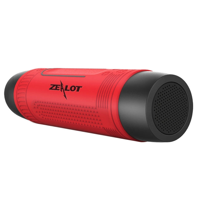 Zealot S1 Multifunctional Outdoor Water-resistant Bluetooth Speaker, 4000mAh Battery, For iPhone, Galaxy, Sony, Lenovo, HTC, Huawei, Google, LG, Xiaomi, other Smartphones(Red)