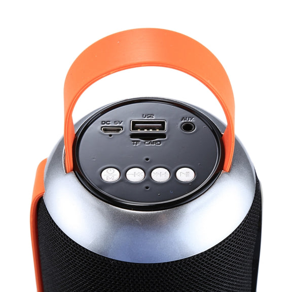 T&G TG112 Portable Bluetooth Speaker, with Mic & FM Radio Function, Support Hands-free & TF Card & U Disk Play(Black)