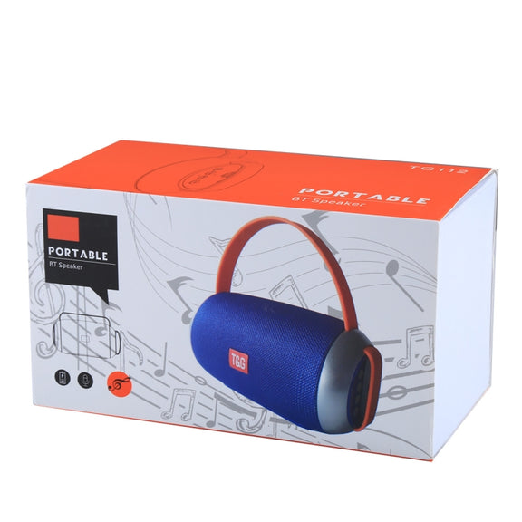 T&G TG112 Portable Bluetooth Speaker, with Mic & FM Radio Function, Support Hands-free & TF Card & U Disk Play
