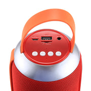 T&G TG112 Portable Bluetooth Speaker, with Mic & FM Radio Function, Support Hands-free & TF Card & U Disk Play(Red)
