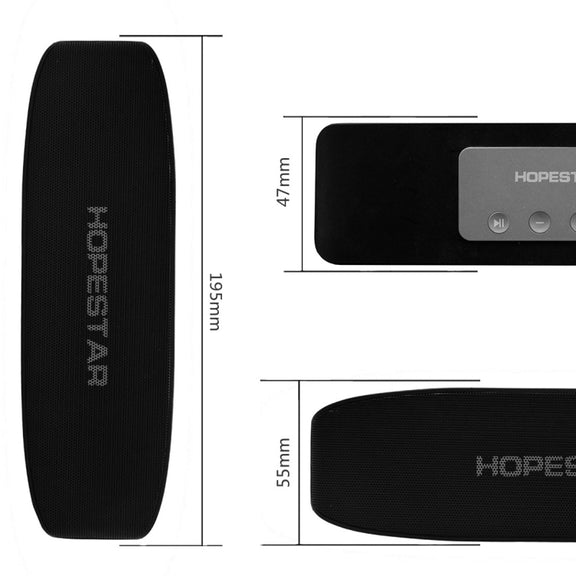 HOPESTAR H11 Mini Portable Rabbit Wireless Bluetooth Speaker, Built-in Mic, Support AUX / Hand Free Call / FM / TF(Blue)