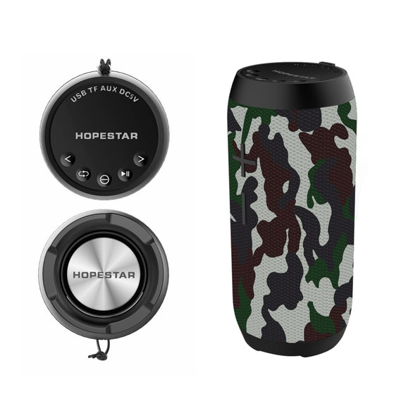 HOPESTAR P7 Mini Portable Rabbit Wireless Bluetooth Speaker, Built-in Mic, Support AUX / Hand Free Call / FM / TF(Army Green)