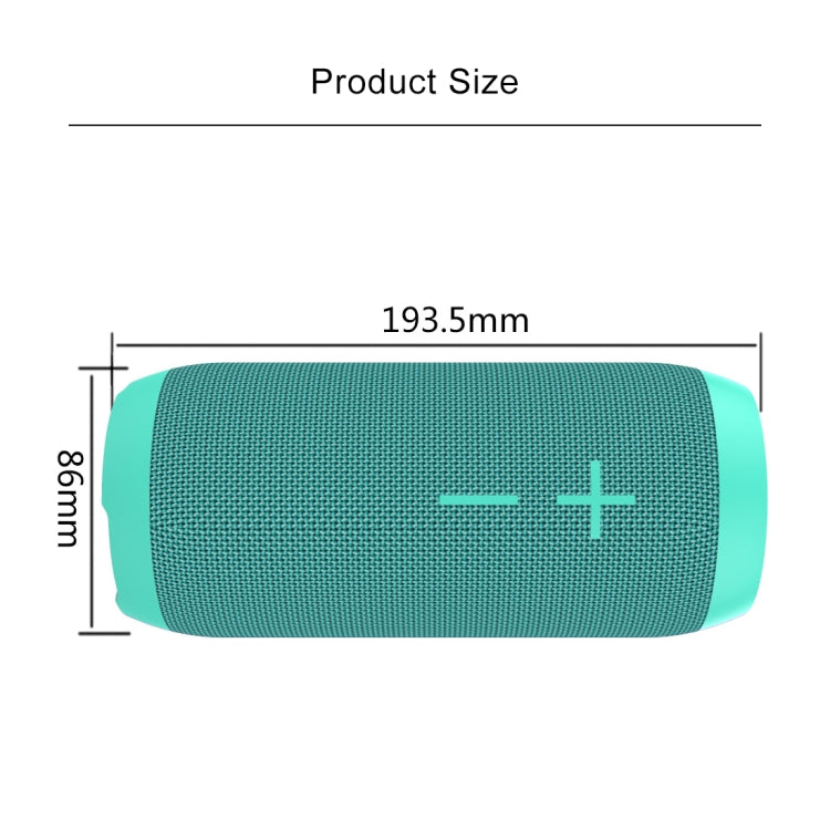 HOPESTAR P7 Mini Portable Rabbit Wireless Bluetooth Speaker, Built-in Mic, Support AUX / Hand Free Call / FM / TF(Green)